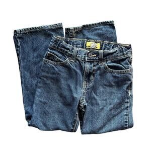 Old Navy Boys Dark Rinse Blue Bootcut Jeans – Size 7 Regular